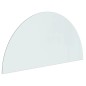vidaXL Funkenschutzplatte Glas Halbrund 1000x500 mm vidaXL Funkenschutzplatte Glas Halbrund 1000x500 mm