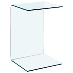 vidaXL Beistelltisch 40x40x60 cm Hartglas 