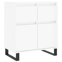 vidaXL Sideboard Hochglanz-Weiß 60x35x70 cm Holzwerkstoff