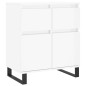 vidaXL Sideboard Hochglanz-Weiß 60x35x70 cm Holzwerkstoff vidaXL Sideboard Hochglanz-Weiß 60x35x70 cm Holzwerkstoff