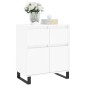 vidaXL Sideboard Hochglanz-Weiß 60x35x70 cm Holzwerkstoff vidaXL Sideboard Hochglanz-Weiß 60x35x70 cm Holzwerkstoff