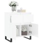 vidaXL Sideboard Hochglanz-Weiß 60x35x70 cm Holzwerkstoff vidaXL Sideboard Hochglanz-Weiß 60x35x70 cm Holzwerkstoff