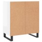 vidaXL Sideboard Hochglanz-Weiß 60x35x70 cm Holzwerkstoff vidaXL Sideboard Hochglanz-Weiß 60x35x70 cm Holzwerkstoff