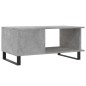 vidaXL Couchtisch Betongrau 90x50x40 cm Holzwerkstoff vidaXL Couchtisch Betongrau 90x50x40 cm Holzwerkstoff