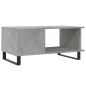 vidaXL Couchtisch Betongrau 90x50x40 cm Holzwerkstoff vidaXL Couchtisch Betongrau 90x50x40 cm Holzwerkstoff