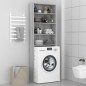 vidaXL Waschmaschinenschrank Grau Sonoma 64x24x190 cm vidaXL Waschmaschinenschrank Grau Sonoma 64x24x190 cm