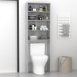 vidaXL Waschmaschinenschrank Grau Sonoma 64x24x190 cm vidaXL Waschmaschinenschrank Grau Sonoma 64x24x190 cm