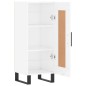 vidaXL Sideboard Hochglanz-Weiß 34,5x34x90 cm Holzwerkstoff vidaXL Sideboard Hochglanz-Weiß 34,5x34x90 cm Holzwerkstoff
