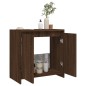 vidaXL Badschrank Braun Eichen-Optik 60x33x61 cm Holzwerkstoff vidaXL Badschrank Braun Eichen-Optik 60x33x61 cm Holzwerkstoff