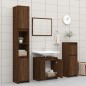 vidaXL Badschrank Braun Eichen-Optik 60x33x61 cm Holzwerkstoff vidaXL Badschrank Braun Eichen-Optik 60x33x61 cm Holzwerkstoff