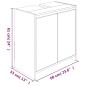 vidaXL Badschrank Braun Eichen-Optik 60x33x61 cm Holzwerkstoff vidaXL Badschrank Braun Eichen-Optik 60x33x61 cm Holzwerkstoff