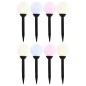Außen-Solarlampen 8 Stk. LED Kugel 15 cm RGB Außen-Solarlampen 8 Stk. LED Kugel 15 cm RGB