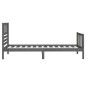 vidaXL Massivholzbett Grau 90x200 cm vidaXL Massivholzbett Grau 90x200 cm