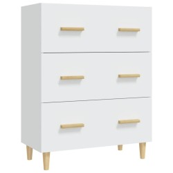 vidaXL Sideboard Weiß 70x34x90 cm Holzwerkstoff