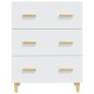 vidaXL Sideboard Weiß 70x34x90 cm Holzwerkstoff vidaXL Sideboard Weiß 70x34x90 cm Holzwerkstoff
