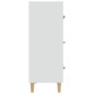 vidaXL Sideboard Weiß 70x34x90 cm Holzwerkstoff vidaXL Sideboard Weiß 70x34x90 cm Holzwerkstoff