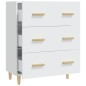 vidaXL Sideboard Weiß 70x34x90 cm Holzwerkstoff vidaXL Sideboard Weiß 70x34x90 cm Holzwerkstoff
