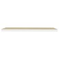 vidaXL Schweberegale 4 Stk. Eiche und Weiß 120x23,5x3,8 cm MDF vidaXL Schweberegale 4 Stk. Eiche und Weiß 120x23,5x3,8 cm MDF