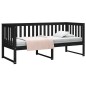 vidaXL Tagesbett Schwarz 75x190 cm Massivholz Kiefer vidaXL Tagesbett Schwarz 75x190 cm Massivholz Kiefer
