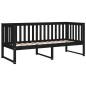 vidaXL Tagesbett Schwarz 75x190 cm Massivholz Kiefer vidaXL Tagesbett Schwarz 75x190 cm Massivholz Kiefer