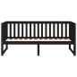 vidaXL Tagesbett Schwarz 75x190 cm Massivholz Kiefer vidaXL Tagesbett Schwarz 75x190 cm Massivholz Kiefer