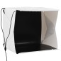 vidaXL LED-Lichtbox für Fotostudio Klappbar 40×34×37 cm Plastik Weiß vidaXL LED-Lichtbox für Fotostudio Klappbar 40×34×37 cm Plastik Weiß