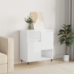 vidaXL Sideboard Hochglanz-Weiß 60x35x70 cm Holzwerkstoff