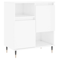vidaXL Sideboard Hochglanz-Weiß 60x35x70 cm Holzwerkstoff