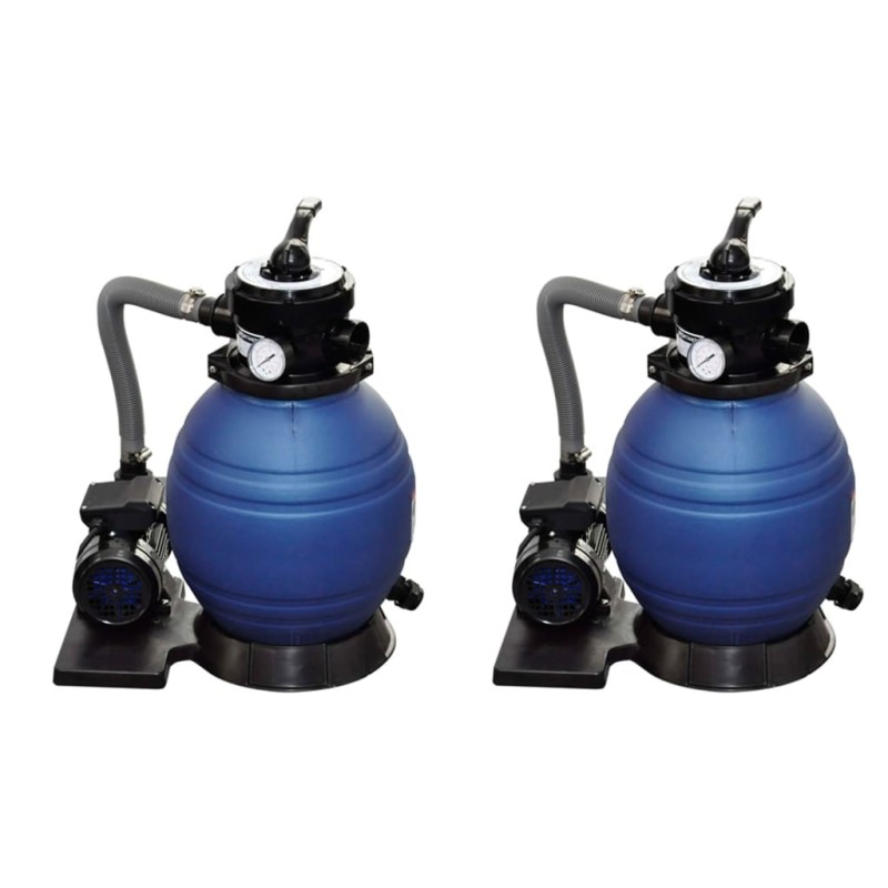 Sandfilterpumpen 2 Stk. 400 W 11.000 L/h Sandfilterpumpen 2 Stk. 400 W 11.000 L/h