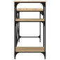 vidaXL Schreibtisch mit Regal Sonoma-Eiche 105x50x90 cm Holzwerkstoff vidaXL Schreibtisch mit Regal Sonoma-Eiche 105x50x90 cm Holzwerkstoff