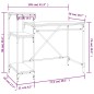 vidaXL Schreibtisch mit Regal Sonoma-Eiche 105x50x90 cm Holzwerkstoff vidaXL Schreibtisch mit Regal Sonoma-Eiche 105x50x90 cm Holzwerkstoff