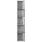 vidaXL Eckregal Grau Sonoma 33x33x164,5 cm Holzwerkstoff vidaXL Eckregal Grau Sonoma 33x33x164,5 cm Holzwerkstoff