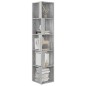 vidaXL Eckregal Grau Sonoma 33x33x164,5 cm Holzwerkstoff vidaXL Eckregal Grau Sonoma 33x33x164,5 cm Holzwerkstoff