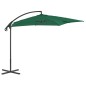 vidaXL Ampelschirm mit Stahlmast 250×250 cm Grün vidaXL Ampelschirm mit Stahlmast 250×250 cm Grün