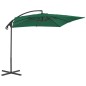 vidaXL Ampelschirm mit Stahlmast 250×250 cm Grün vidaXL Ampelschirm mit Stahlmast 250×250 cm Grün