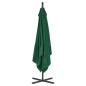 vidaXL Ampelschirm mit Stahlmast 250×250 cm Grün vidaXL Ampelschirm mit Stahlmast 250×250 cm Grün