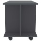 vidaXL TV-Schrank mit Rollen Grau 80x40x40 cm Holzwerkstoff vidaXL TV-Schrank mit Rollen Grau 80x40x40 cm Holzwerkstoff