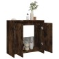vidaXL Badschrank Räuchereiche 60x33x61 cm Holzwerkstoff vidaXL Badschrank Räuchereiche 60x33x61 cm Holzwerkstoff