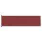 vidaXL Seitenmarkise Ausziehbar 180x600 cm Rot vidaXL Seitenmarkise Ausziehbar 180x600 cm Rot