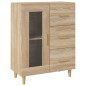 vidaXL Sideboard Sonoma-Eiche 69,5x34x90 cm Holzwerkstoff vidaXL Sideboard Sonoma-Eiche 69,5x34x90 cm Holzwerkstoff