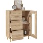 vidaXL Sideboard Sonoma-Eiche 69,5x34x90 cm Holzwerkstoff vidaXL Sideboard Sonoma-Eiche 69,5x34x90 cm Holzwerkstoff