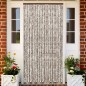 vidaXL Insektenschutz-Vorhang Taupe und Weiß 100x220 cm Chenille vidaXL Insektenschutz-Vorhang Taupe und Weiß 100x220 cm Chenille