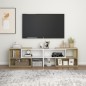 vidaXL TV-Schrank Weiß und Sonoma-Eiche 149x30x52 cm Holzwerkstoff vidaXL TV-Schrank Weiß und Sonoma-Eiche 149x30x52 cm Holzwerkstoff