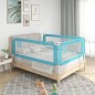 vidaXL Kleinkind-Bettschutzgitter Blau 150x25 cm Stoff vidaXL Kleinkind-Bettschutzgitter Blau 150x25 cm Stoff