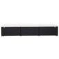 Sonnenliegen mit Auflage 2 Stk. Poly Rattan Schwarz Sonnenliegen mit Auflage 2 Stk. Poly Rattan Schwarz