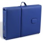 Massagetisch mit Aluminiumrahmen, faltbar 4 Zonen Blau Massagetisch mit Aluminiumrahmen, faltbar 4 Zonen Blau