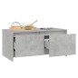 vidaXL Couchtisch Betongrau 90x50x41,5 cm Holzwerkstoff vidaXL Couchtisch Betongrau 90x50x41,5 cm Holzwerkstoff