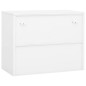 vidaXL Büroschrank Weiß 90x40x70 cm Stahl vidaXL Büroschrank Weiß 90x40x70 cm Stahl