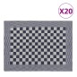 vidaXL Geschirrtücher 20 Stk. Blau und Weiß 50x70 cm Baumwolle vidaXL Geschirrtücher 20 Stk. Blau und Weiß 50x70 cm Baumwolle