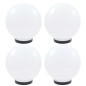 vidaXL LED-Gartenleuchten 4 Stk. Kugelförmig 25 cm PMMA vidaXL LED-Gartenleuchten 4 Stk. Kugelförmig 25 cm PMMA